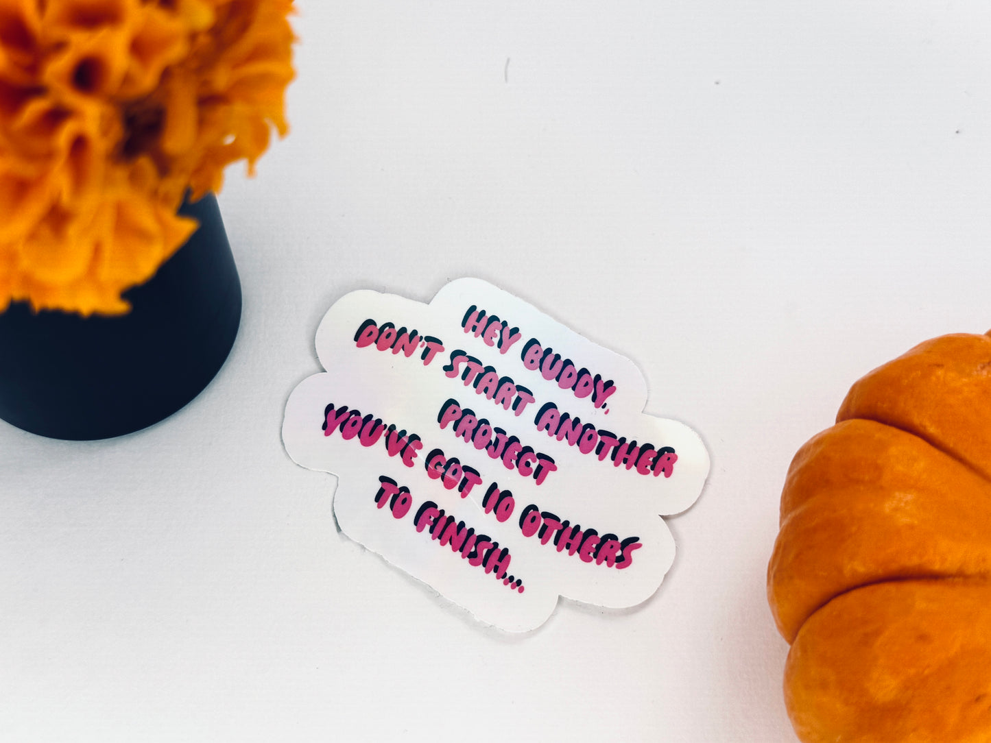 Creative Chaos Management Holographic Permanent Vinyl Sticker