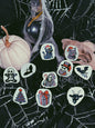 HallowsChristmas Sticker Collection - Spooky Christmas Sticker Bundle Permanent (10 Pack)