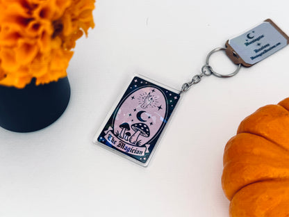 Holographic Tarot Inspired Acrylic Keychain