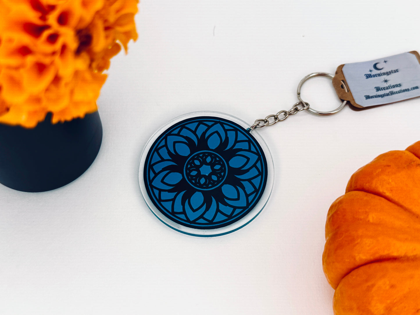 Sacred Geometry Acrylic Keychain