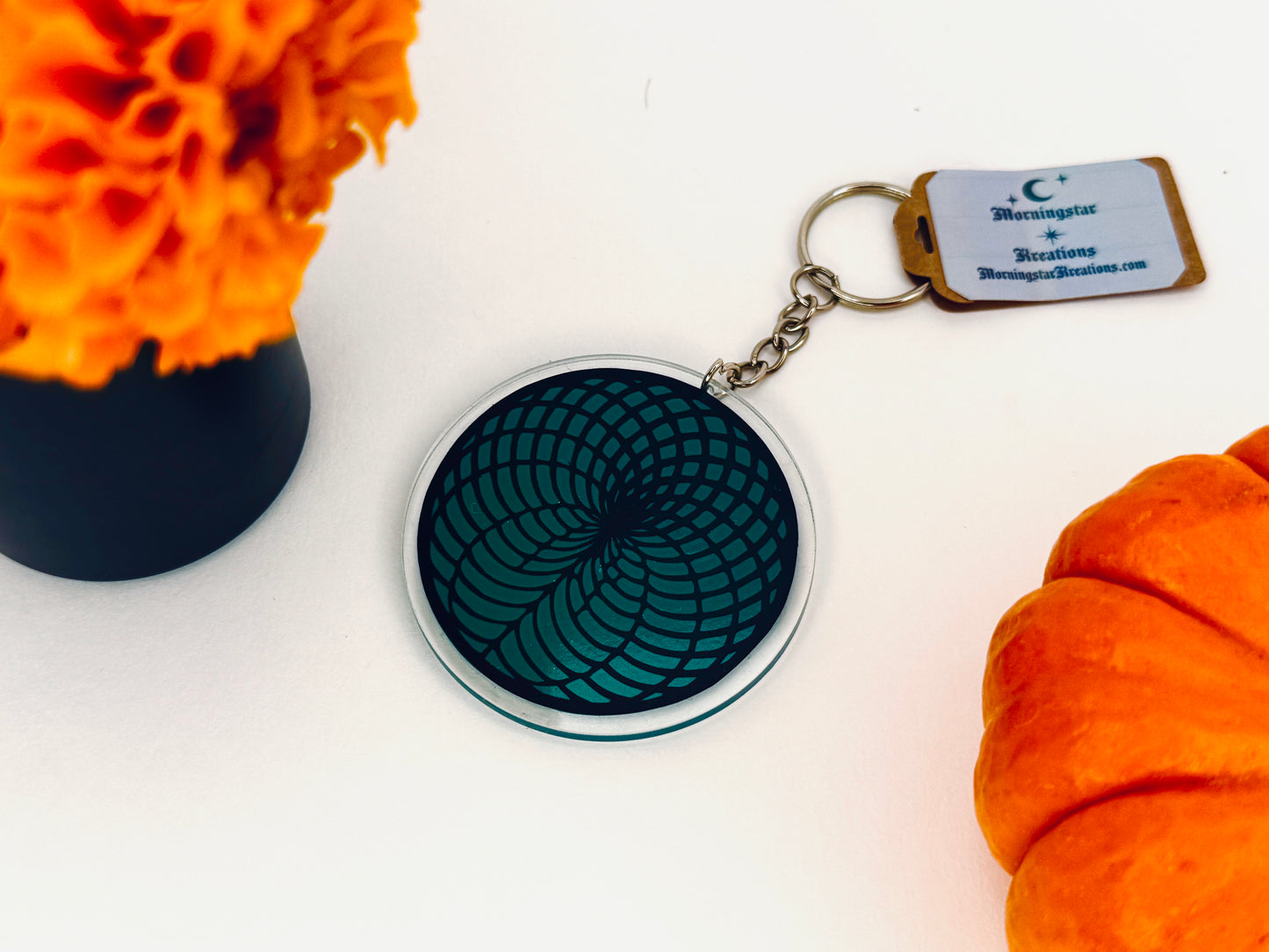 Sacred Geometry Acrylic Keychain