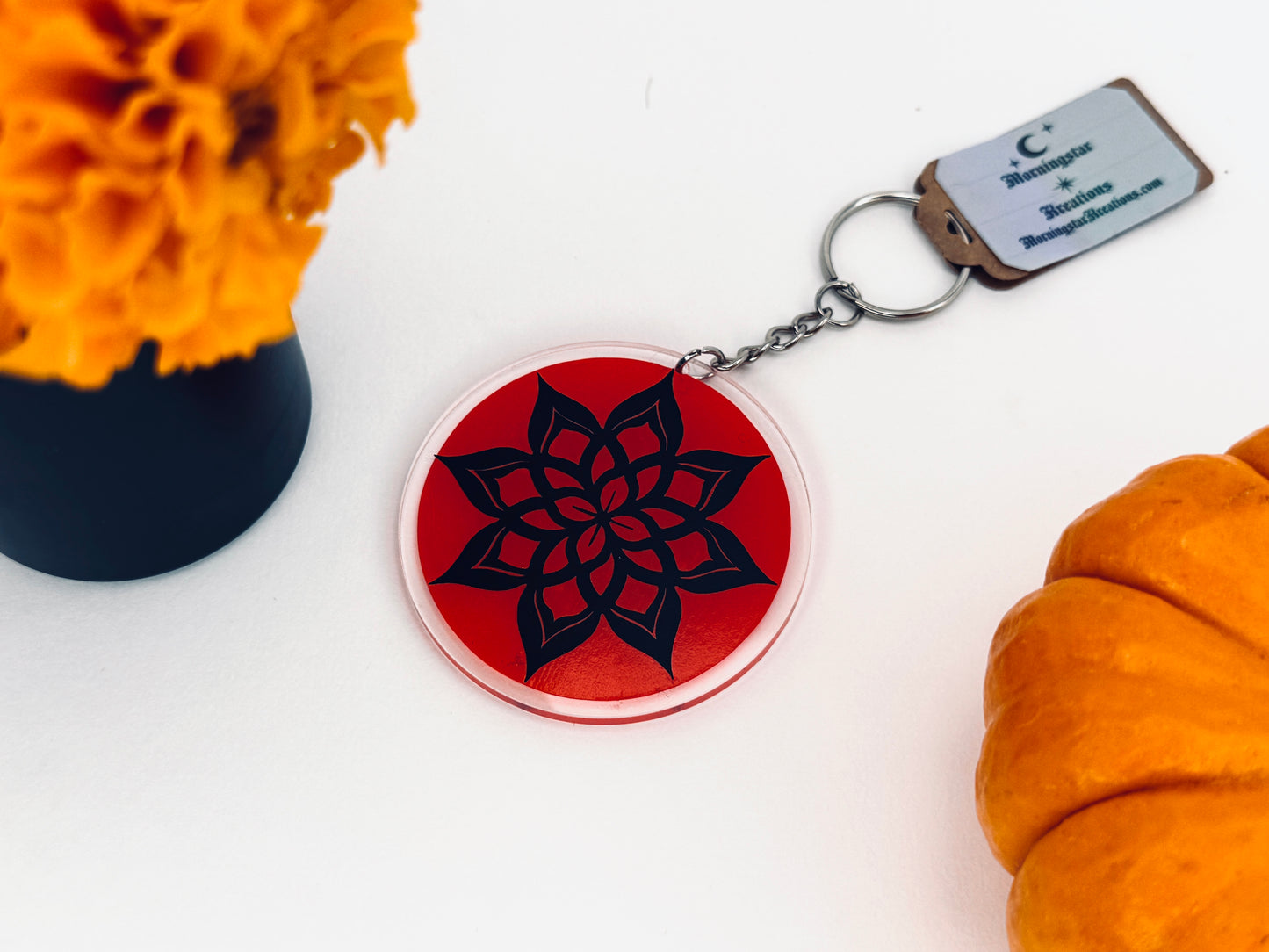 Sacred Geometry Acrylic Keychain