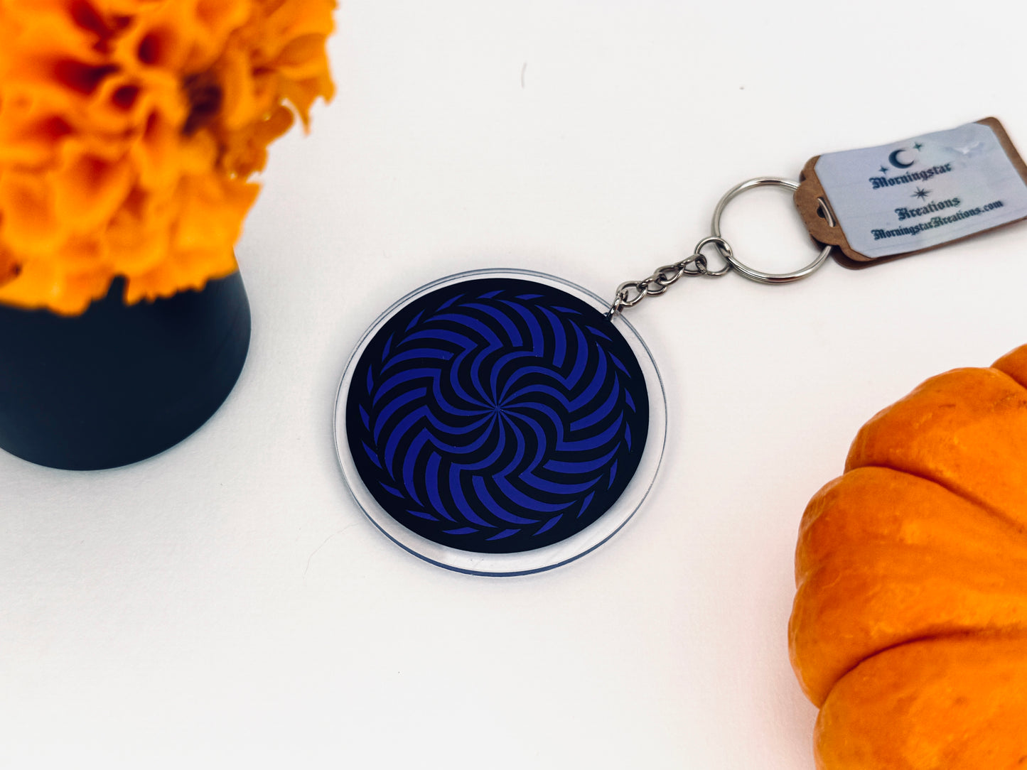 Sacred Geometry Acrylic Keychain
