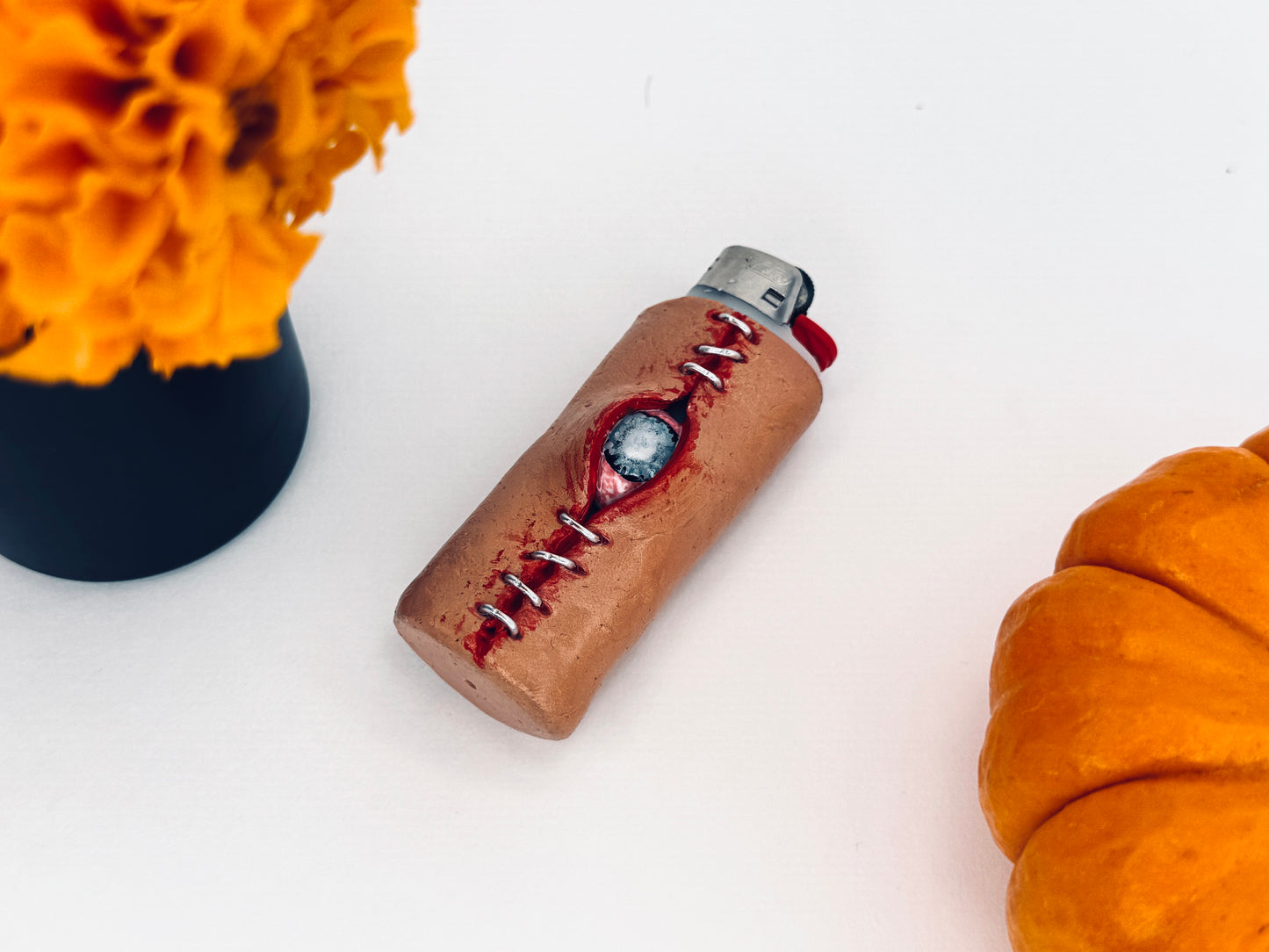 Cursed and Creepy Clay Lighter Sleeve Collection