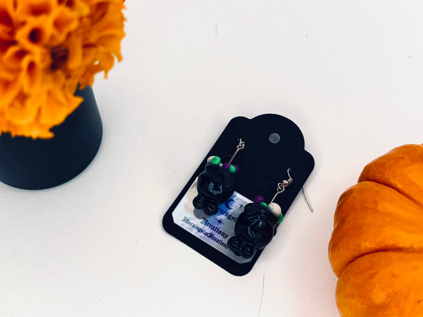 Bruja’s Cauldron Clay Earrings