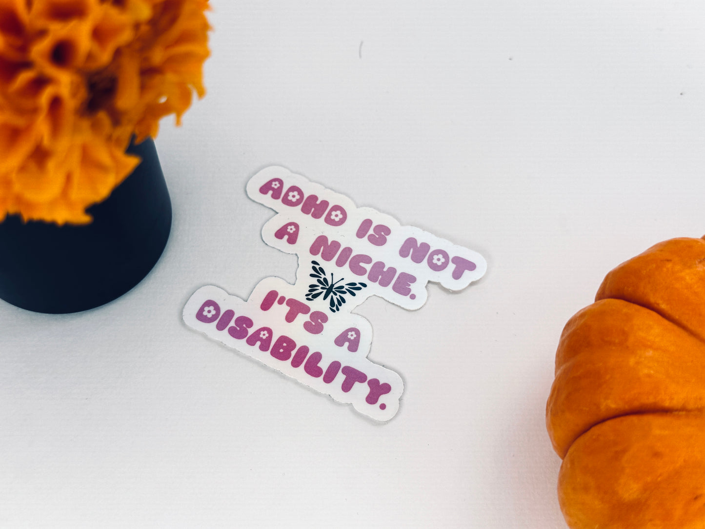 Not a Niche, a Neurotype Holographic Permanent Vinyl Sticker