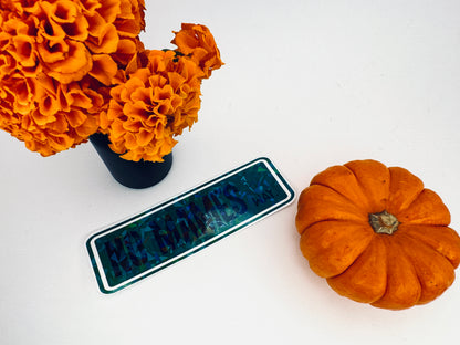 No Mames Way Street Sign Sticker - No Mames Way Holographic Permanent Vinyl Sticker